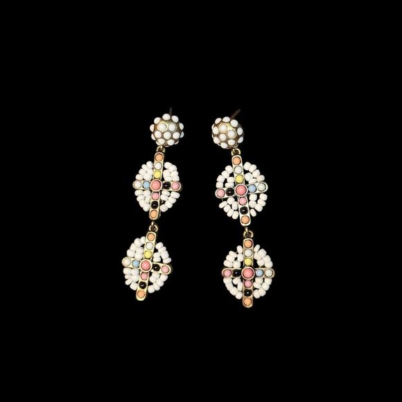 Boho Beaded Earrings - Picture 2 of 4